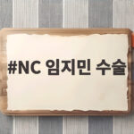 NC 임지민 수술 소식 턱뼈 분쇄골절 NC 임지민 수술
