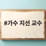 가수 지선 교수