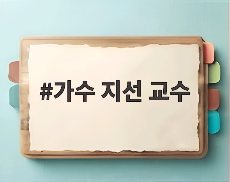 광복절 특집 가수 지선 교수 무대 1 가수 지선 교수