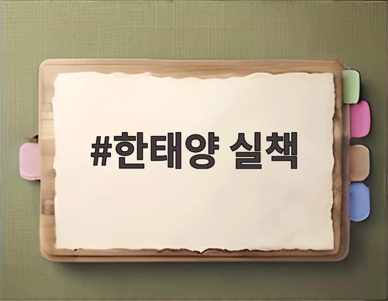 한태양 실책