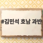 김민석 호남 과반 득표로 당대표 경선 승리 기대 김민석 호남 과반