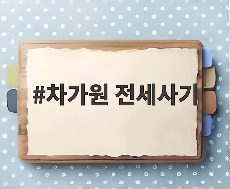 차가원 전세사기