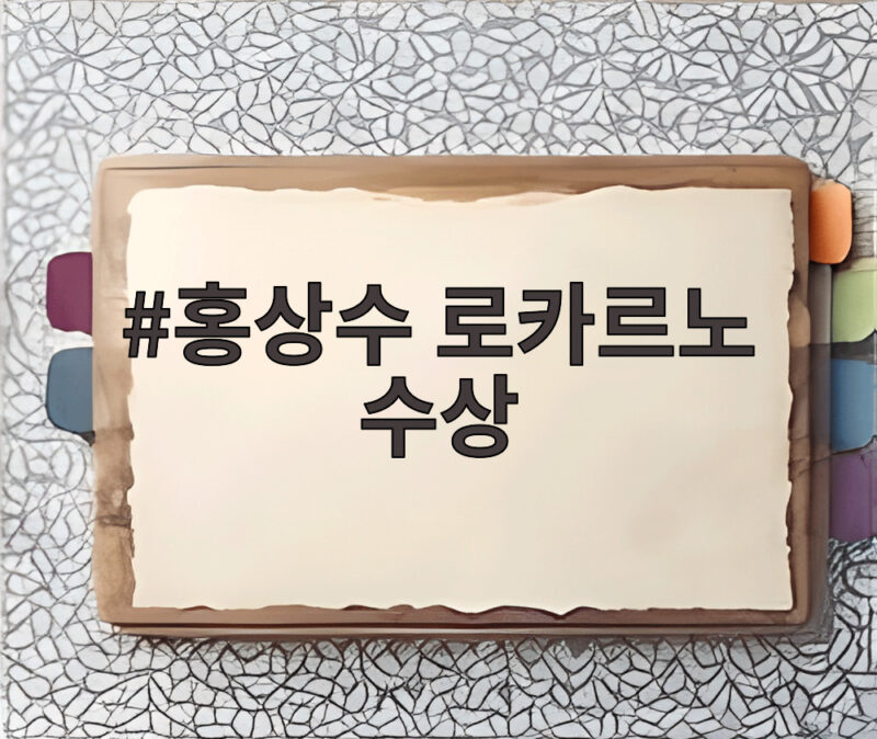 홍상수 로카르노 수상
