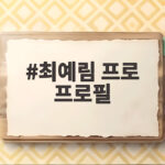 최예림 프로 프로필과 활약 그리고 향후 전망 최예림 프로 프로필