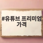 유튜브 프리미엄 가격 또 오르나 독일 이어 우리나라 인상 예고 유튜브 프리미엄 가격