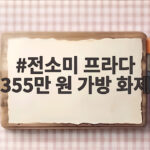전소미 프라다 355만 원 가방 화제 완전 분석 전소미 프라다 355만 원 가방 화제