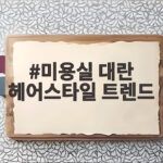 미용실 대란 헤어스타일 트렌드 총정리 미용실 대란 헤어스타일 트렌드