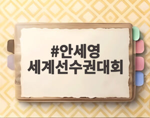 안세영 세계선수권대회