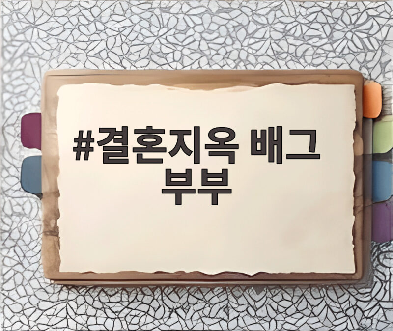 결혼지옥 배그 부부