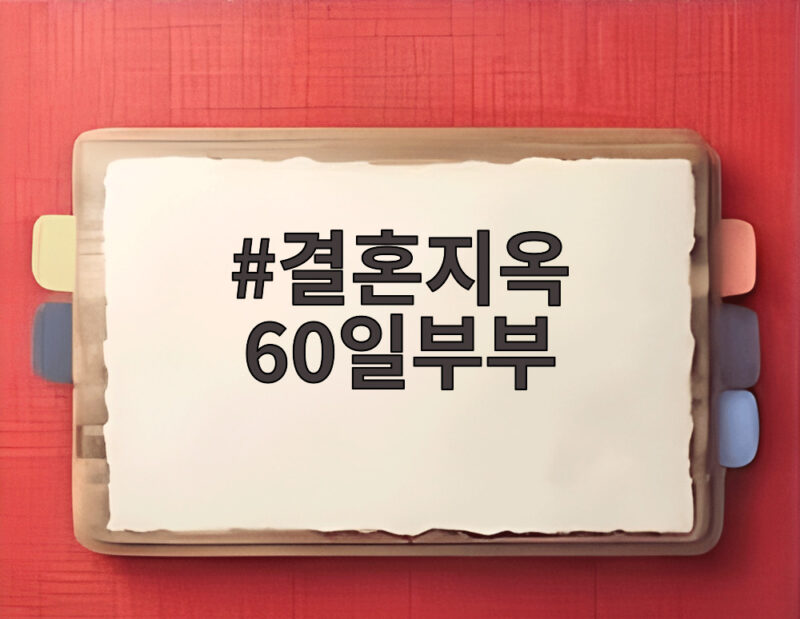 결혼지옥 60일부부