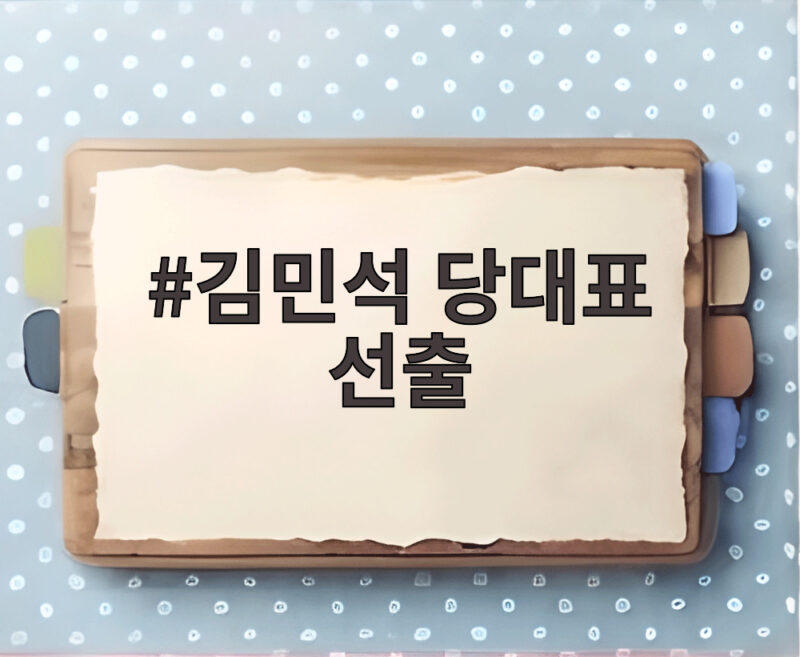 김민석 당대표 선출