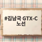 김남국 GTX-C 노선