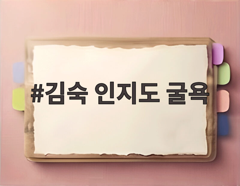 김숙 인지도 굴욕