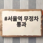 서울역 무정차 통과로 출근길 승객들이 겪은 혼란과 해결 방법 서울역 무정차 통과