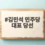 김민석 민주당 대표 당선