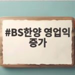 BS한양 영업익 대박의 비밀, 수익성 강화와 미래 투자 BS한양 영업익 증가