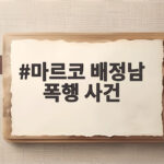 마르코 배정남 폭행 사건