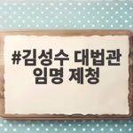 김성수 대법관 임명 제청