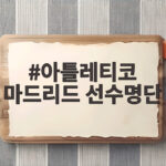 아틀레티코 마드리드 선수명단