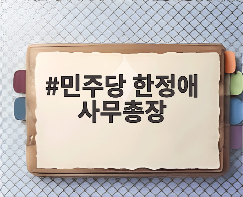 민주당 한정애 사무총장
