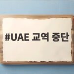 UAE 교역 중단, 이란 미사일 공격에 따른 관계 악화와 경제 전망 UAE 교역 중단