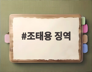조태용 징역