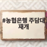 농협은행 주담대 재개 소식에 주택 대출 문턱 낮아질까 농협은행 주담대 재개