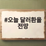 오늘 달러환율 전망 1410원에서 1420원 사이 등락 예상 오늘 달러환율 전망