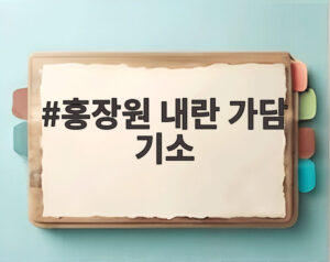홍장원 내란 가담 기소
