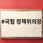 국힘 정책위의장