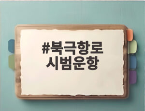 북극항로 시범운항