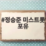 정승준 미스트롯 포유 반전 무대 방구석 꽃미남의 정체가 궁금하다 정승준 미스트롯 포유