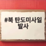 북 탄도미사일 발사 10여 발 평양 일대가 동해상으로 쏜 뒤 우리군대응 북 탄도미사일 발사