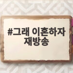 그래 이혼하자 재방송 12부작 OTT 시청법과 다시보기 정보 총정리 그래 이혼하자 재방송