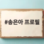 송은아 프로필