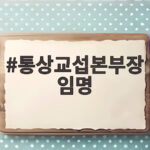 통상교섭본부장 임명, 박정성 신임 본부장이 앞으로 풀어야 할 통상 현안과 과제 통상교섭본부장 임명