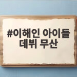 이해인 아이돌 데뷔 무산, 10년 연습생 생활 끝에 찾은 새로운 길 이해인 아이돌 데뷔 무산