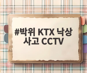 박위 KTX 낙상 사고 CCTV