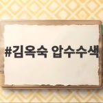 김옥숙 압수수색
