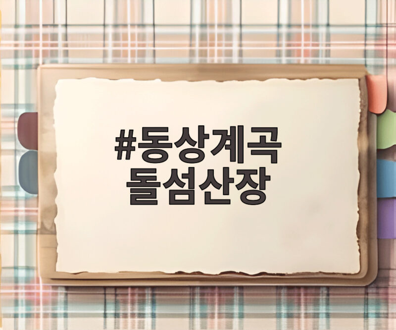 동상계곡 돌섬산장 여름 물놀이 후기 가격과 팁 완전정복 1 동상계곡 돌섬산장