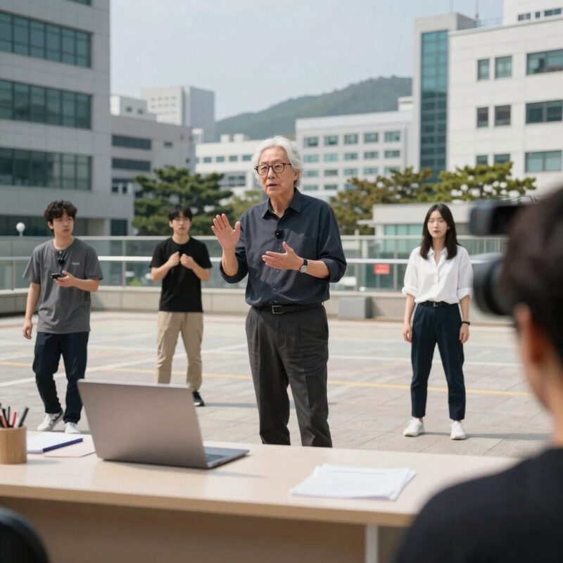 마크 피터슨 교수가 한국 교육제도와 K팝 칼군무를 설명한 방송 장면