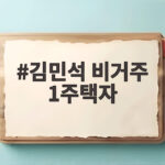 김민석 비거주 1주택자