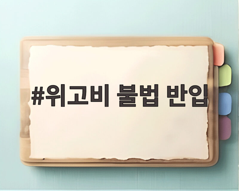 위고비 불법 반입 위고비 불법 반입
