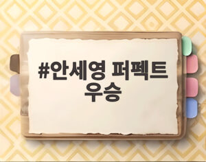 안세영 퍼펙트 우승