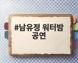 남유정 워터밤 공연