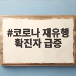 코로나 재유행 확진자 급증