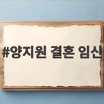양지원 결혼 임신 동시 발표…이효리가 키운 스피카 출신 배우의 근황 양지원 결혼 임신