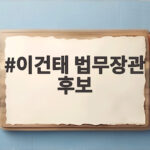이건태 법무장관 후보 발탁되면 검찰개혁의 연속 과제 이건태 법무장관 후보
