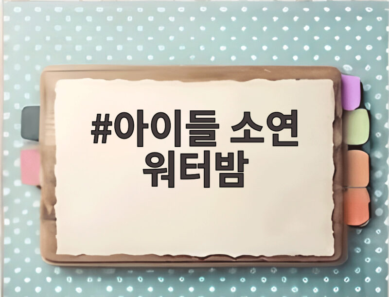 아이들 소연 워터밤