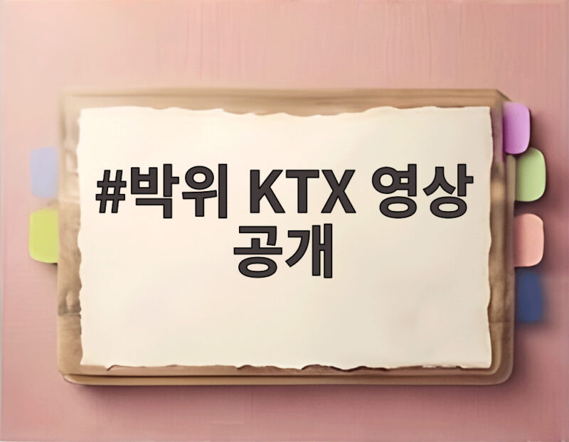 박위 KTX 영상 공개 후 강연 취소 구독자 감소 논란 한눈에 정리 1 박위 KTX 영상 공개